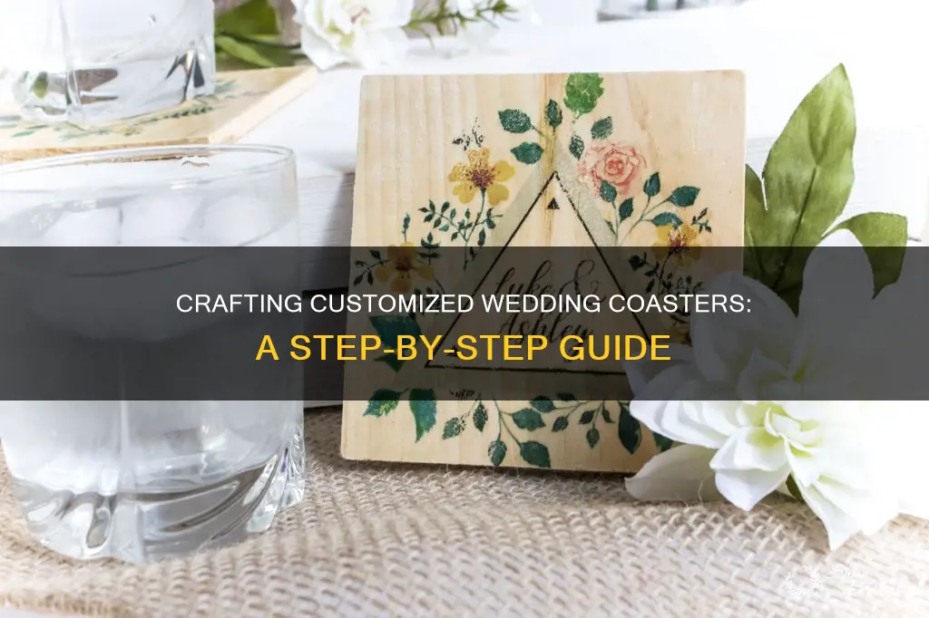 how to make personalized wedding coasters