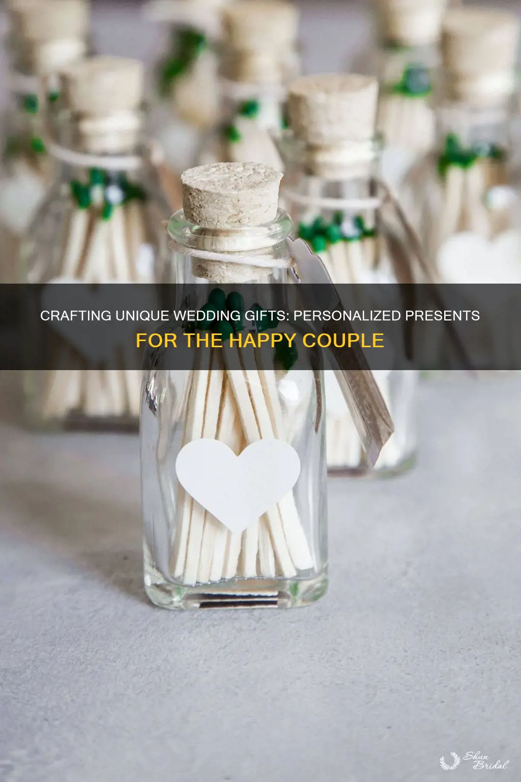 how to make personalized wedding gifts