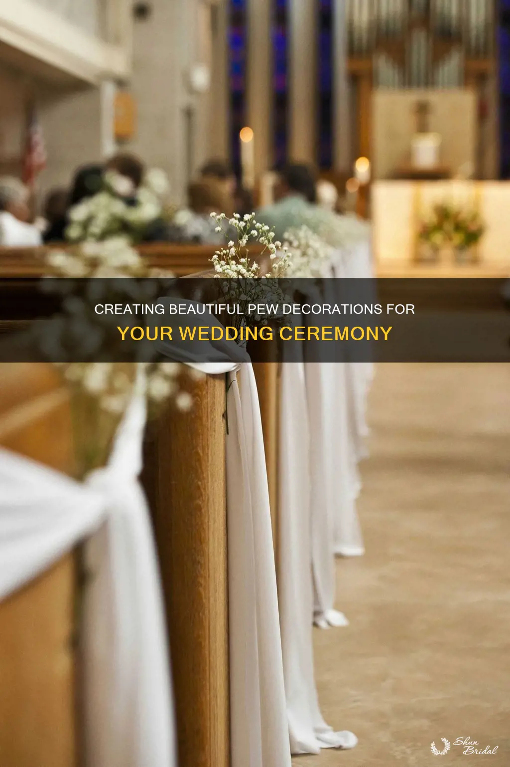 how to make pew decorations for weddings