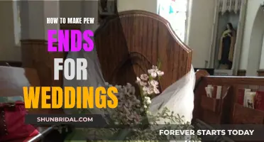 Creating Wedding Pew Ends: A Guide to Tying the Knot