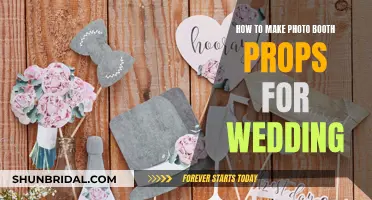 Creating Wedding Photo Booth Props: A DIY Guide