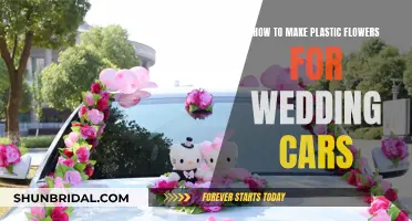 Creating Lifelike Plastic Flowers for Wedding Cars