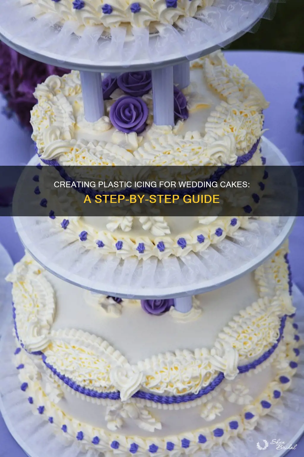 how to make plastic icing for wedding cakes