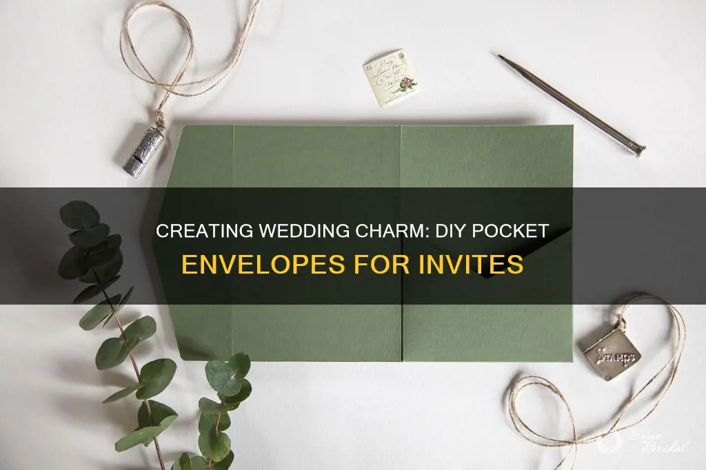 how to make pocket envelopes for wedding invitations