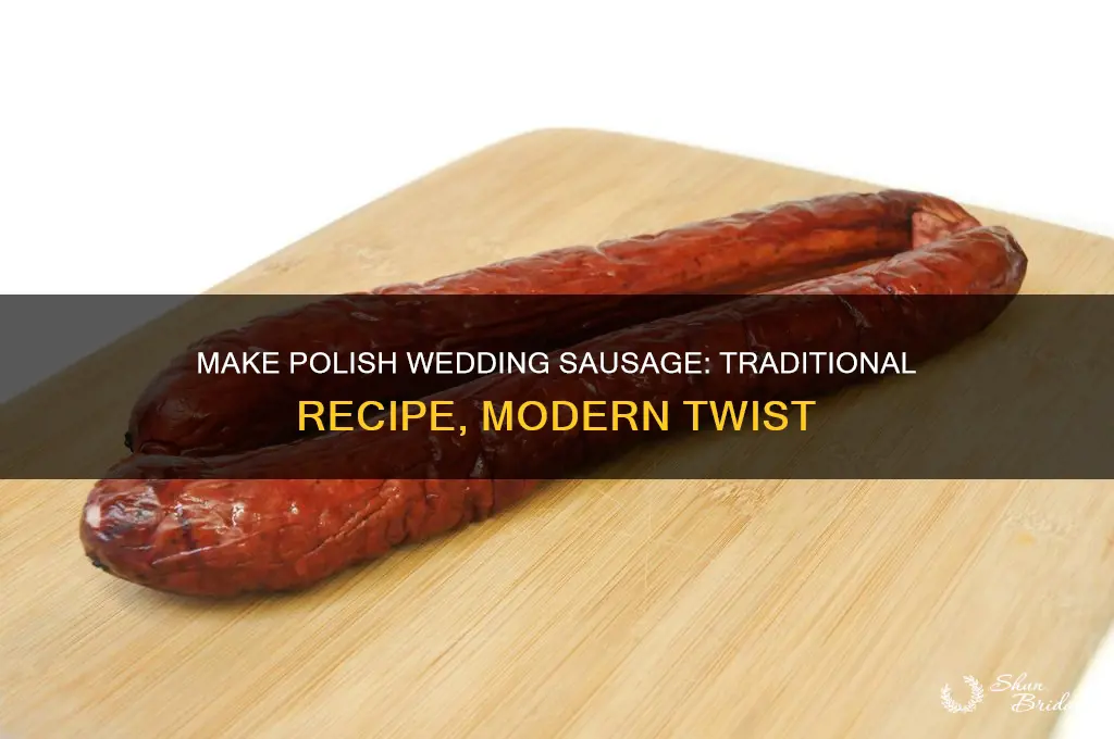 how to make polish wedding sausage