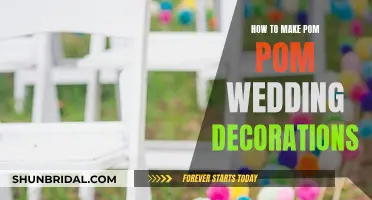 Create Fluffy Pom Pom Wedding Decorations: A Step-by-Step Guide