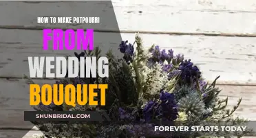 Potpourri from Wedding Bouquets: A Fragrant Memento