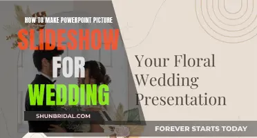 Creating Wedding Magic: PowerPoint Picture Slideshows