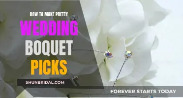 Crafting Delicate Wedding Bouquet Picks: A Step-by-Step Guide