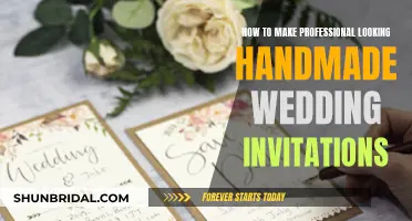 Creating Professional Handmade Wedding Invitations