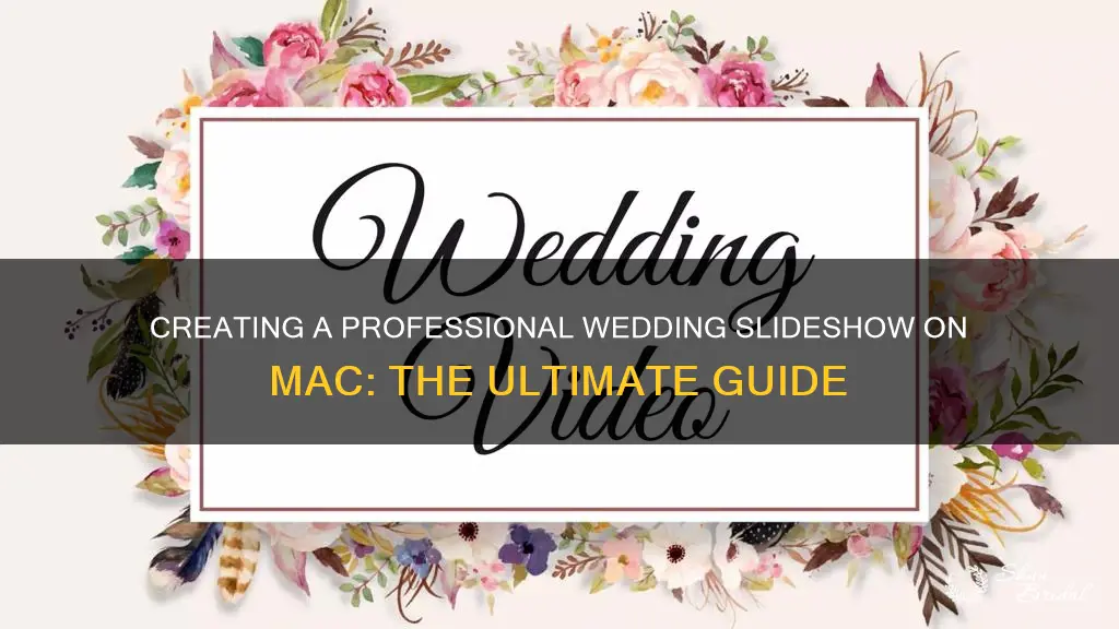 how to make professional wedding slideshow on mac