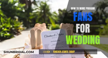 Creating Memorable Program Fans for Your Wedding Day