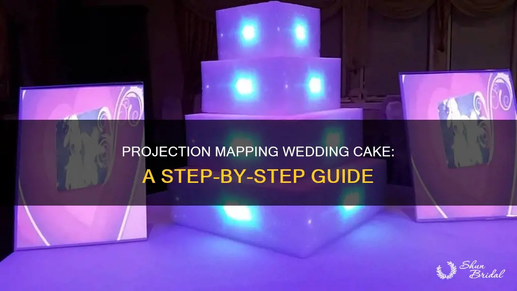 how to make projection mapping wedding cake