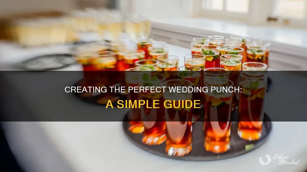 how to make punch for wedding