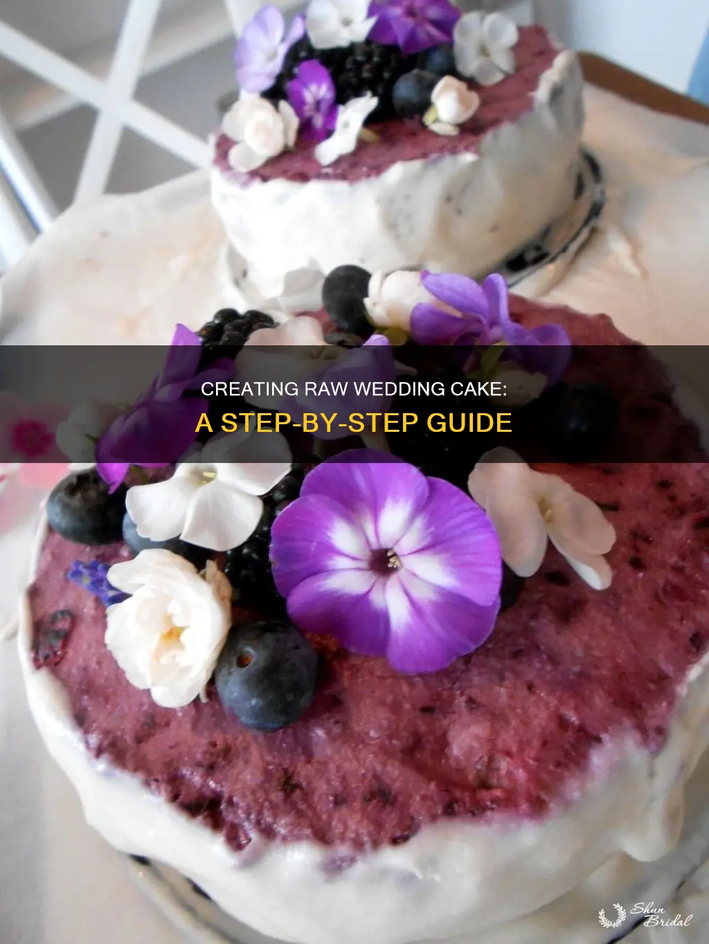 how to make raw wedding cake