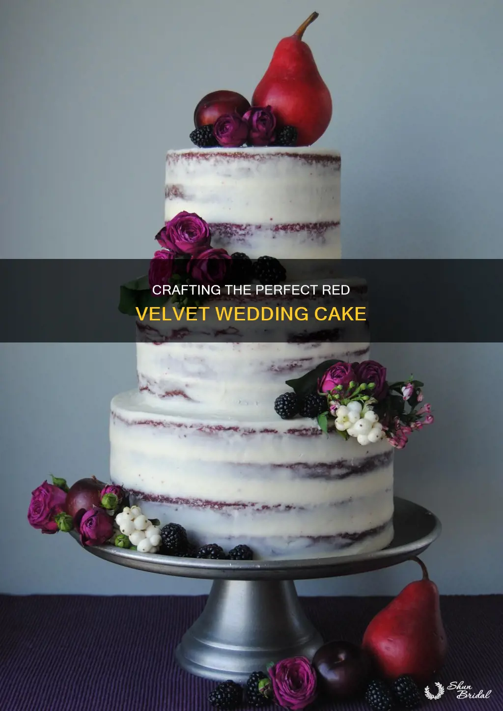 how to make red velvet wedding cake