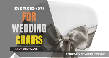 Creating Wedding Chair Ribbon Bows: A Step-by-Step Guide