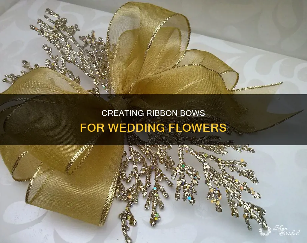 how to make ribbon bows for wedding flowers