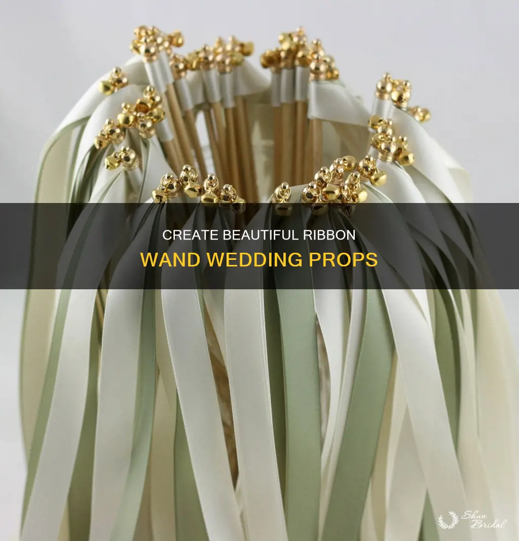 how to make ribbon wand for wedding