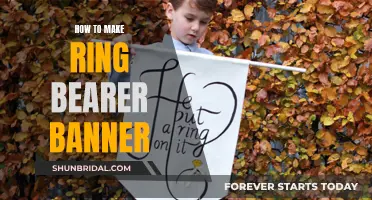 Ring Bearer: DIY Banner Guide