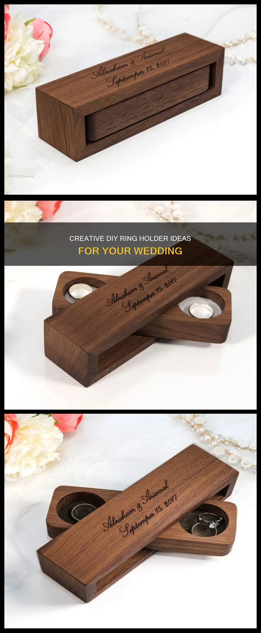 how to make ring holder for wedding