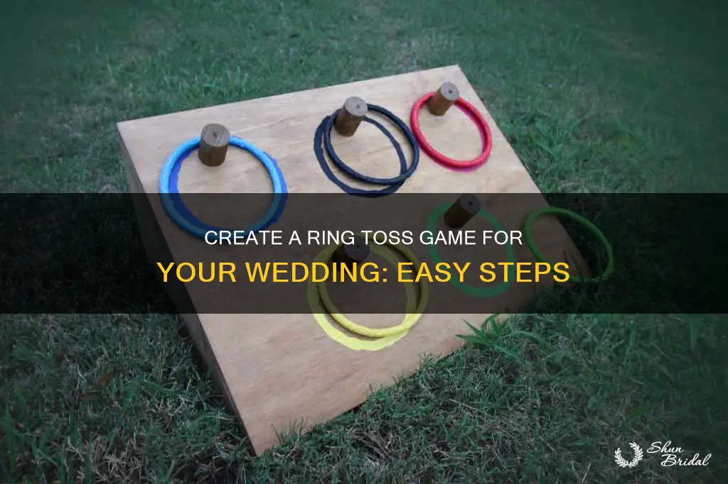 how to make ring toss game for wedding