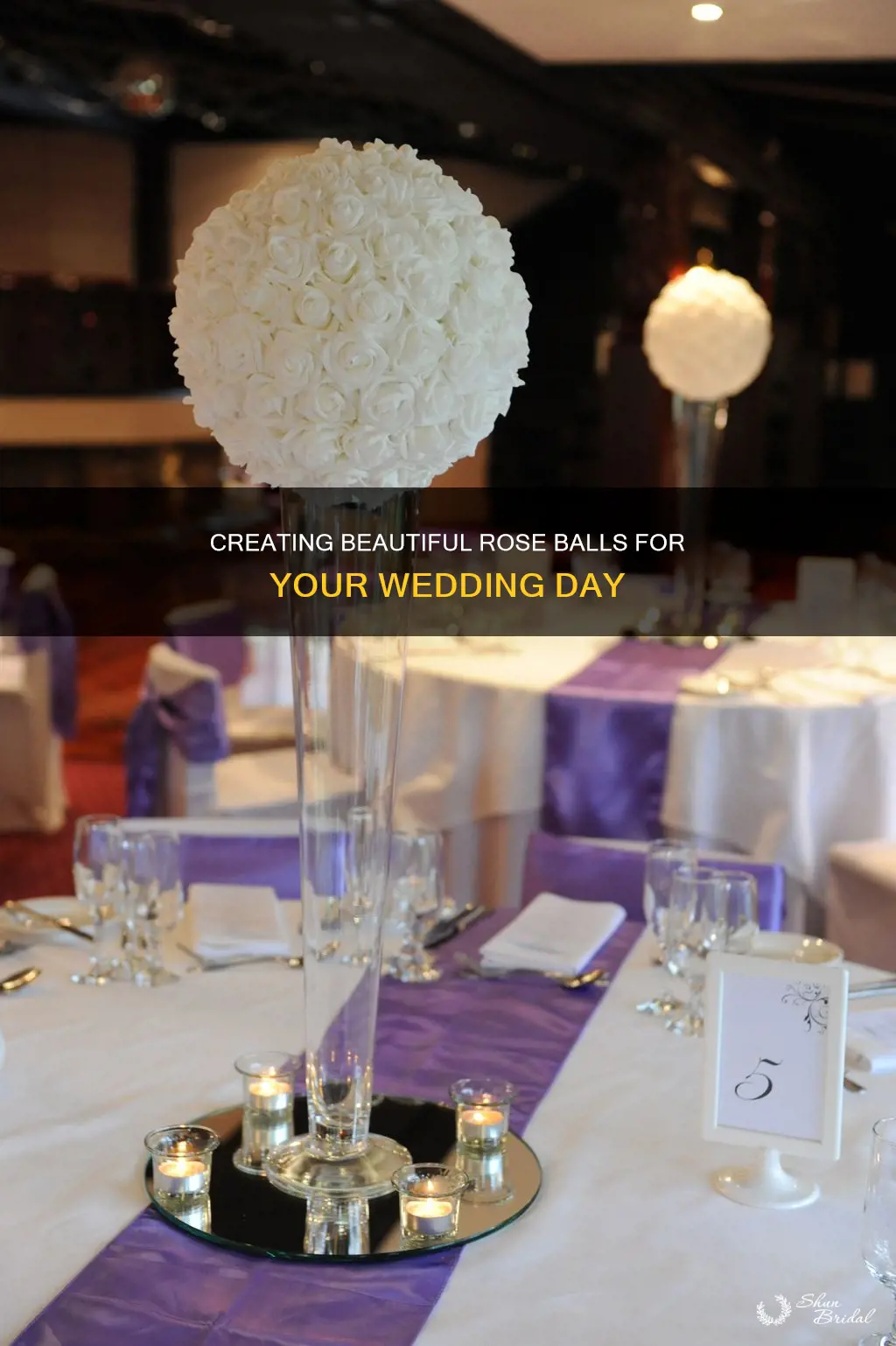 how to make rose balls for wedding