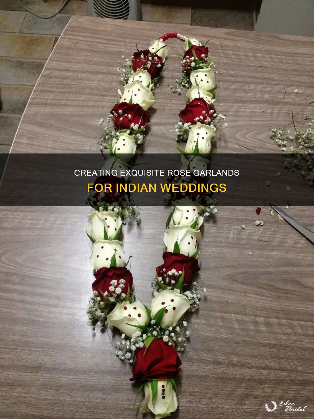 how to make rose garland for indian wedding