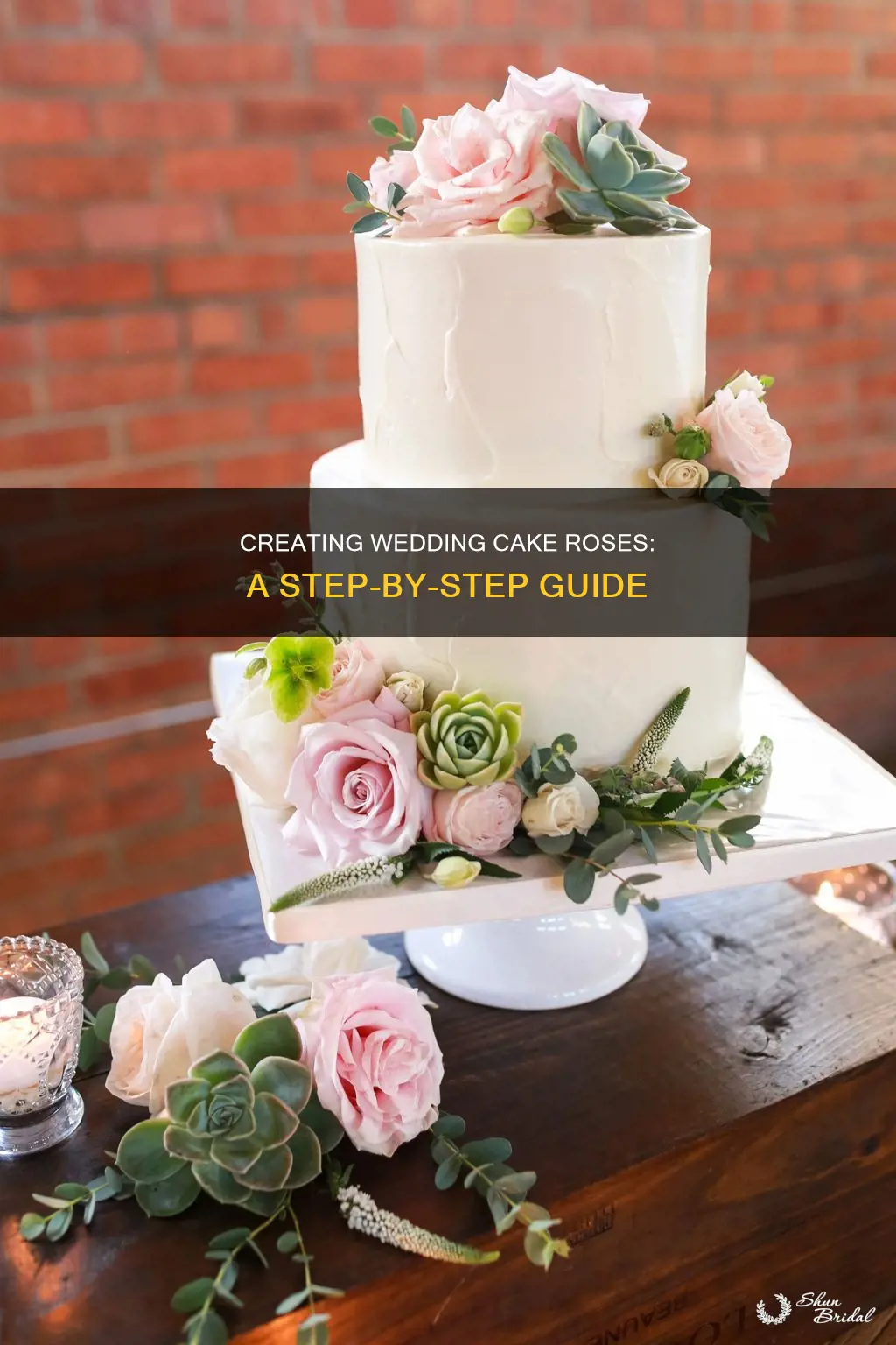 how to make roses for a wedding cake