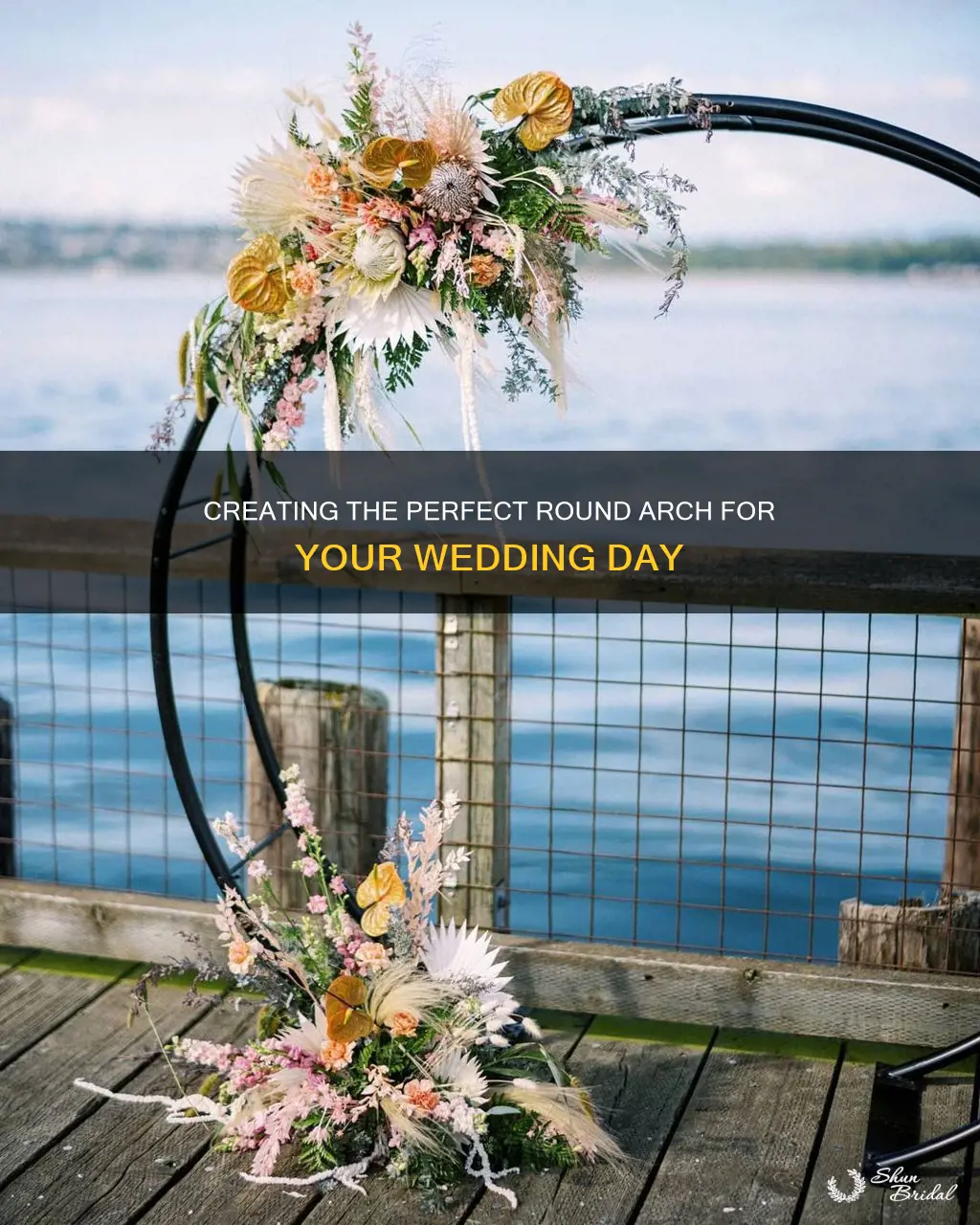 how to make round arch wedding