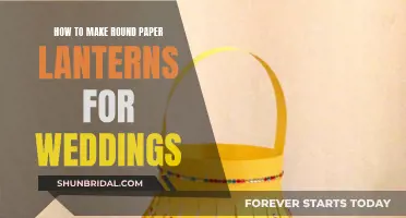 Crafting Round Paper Lanterns for Your Wedding Day