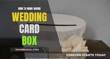 Crafting a Unique Round Wedding Card Box