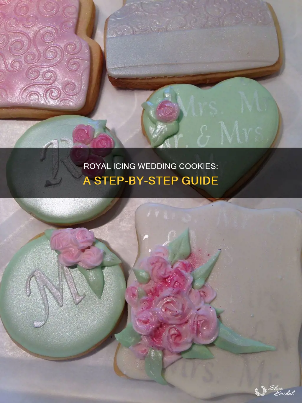 how to make royal icing wedding cookies