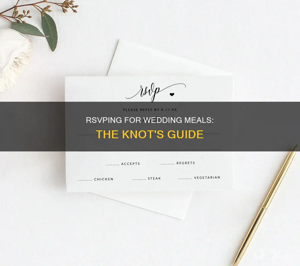 how to make rsvp for meal choices wedding theknot