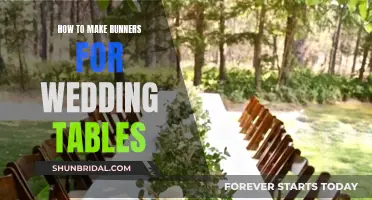 Creating Wedding Table Runners: A Step-by-Step Guide