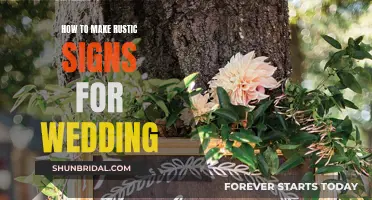 Creating Rustic Wedding Signs: A Guide for Beginners