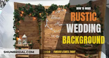 Creating a Rustic Wedding Backdrop: Simple DIY Ideas