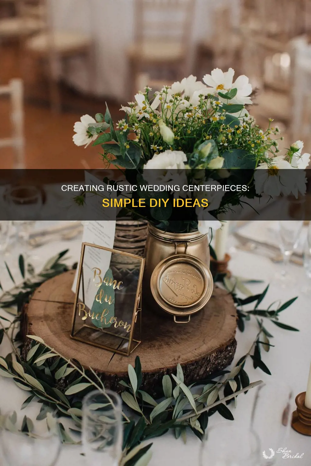 how to make rustic wedding centerpieces