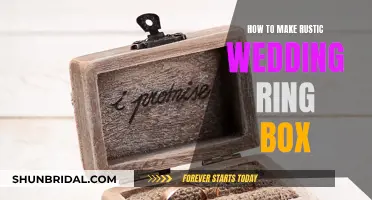 Creating a Rustic Wedding Ring Box: DIY Guide