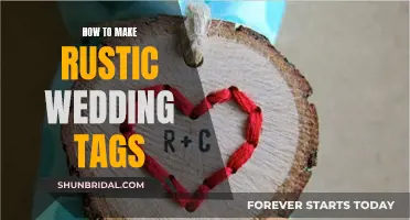 Creating Rustic Wedding Tags: A Step-by-Step Guide