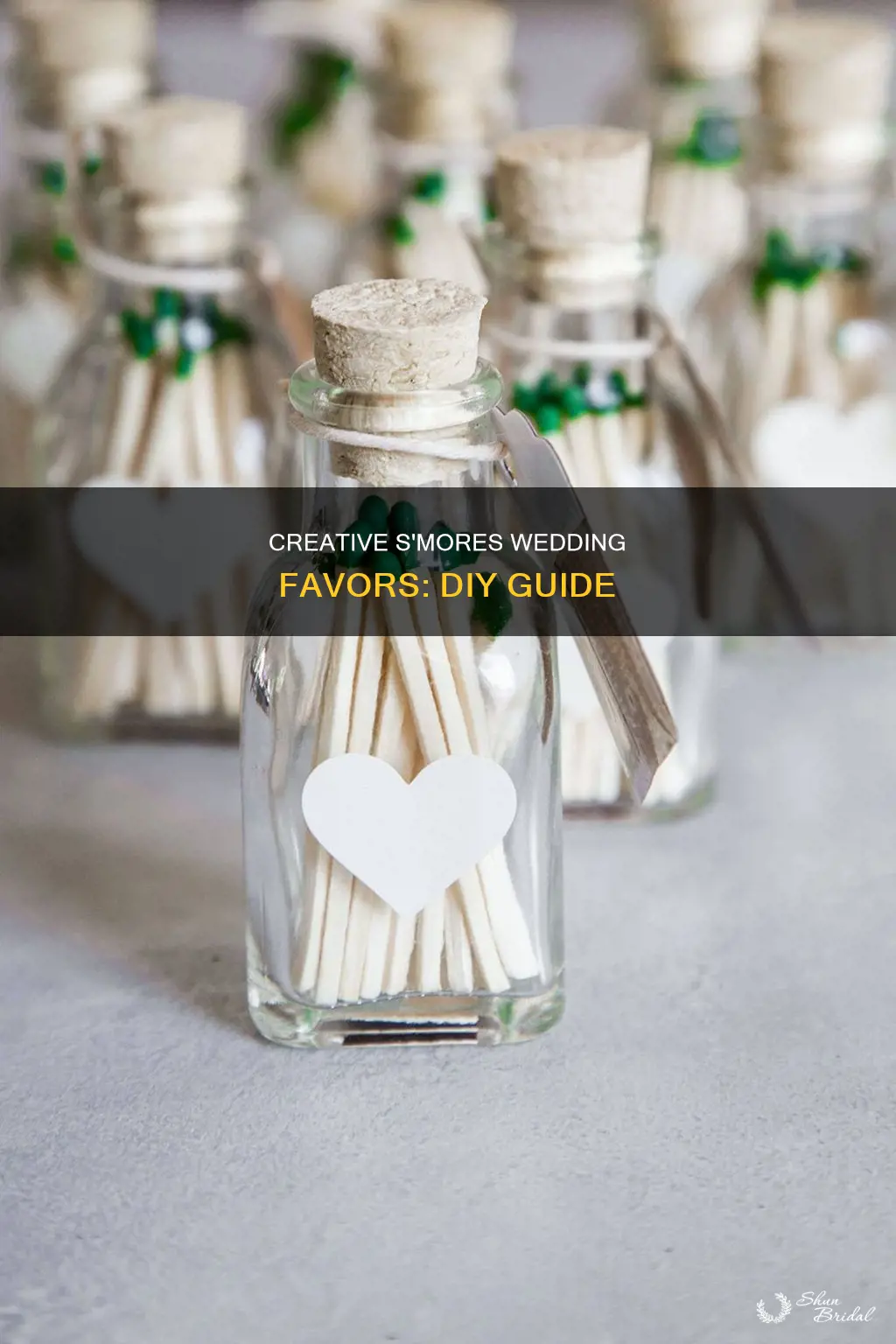 how to make s more wedding favors