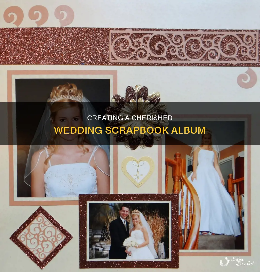 how to make scrapbook wedding album