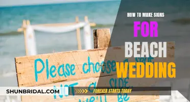 Creating Beach Wedding Signs: A Guide for Couples