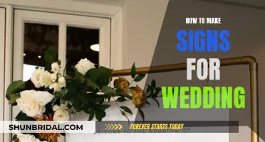 Creating Wedding Signs: A Guide to DIY Perfection