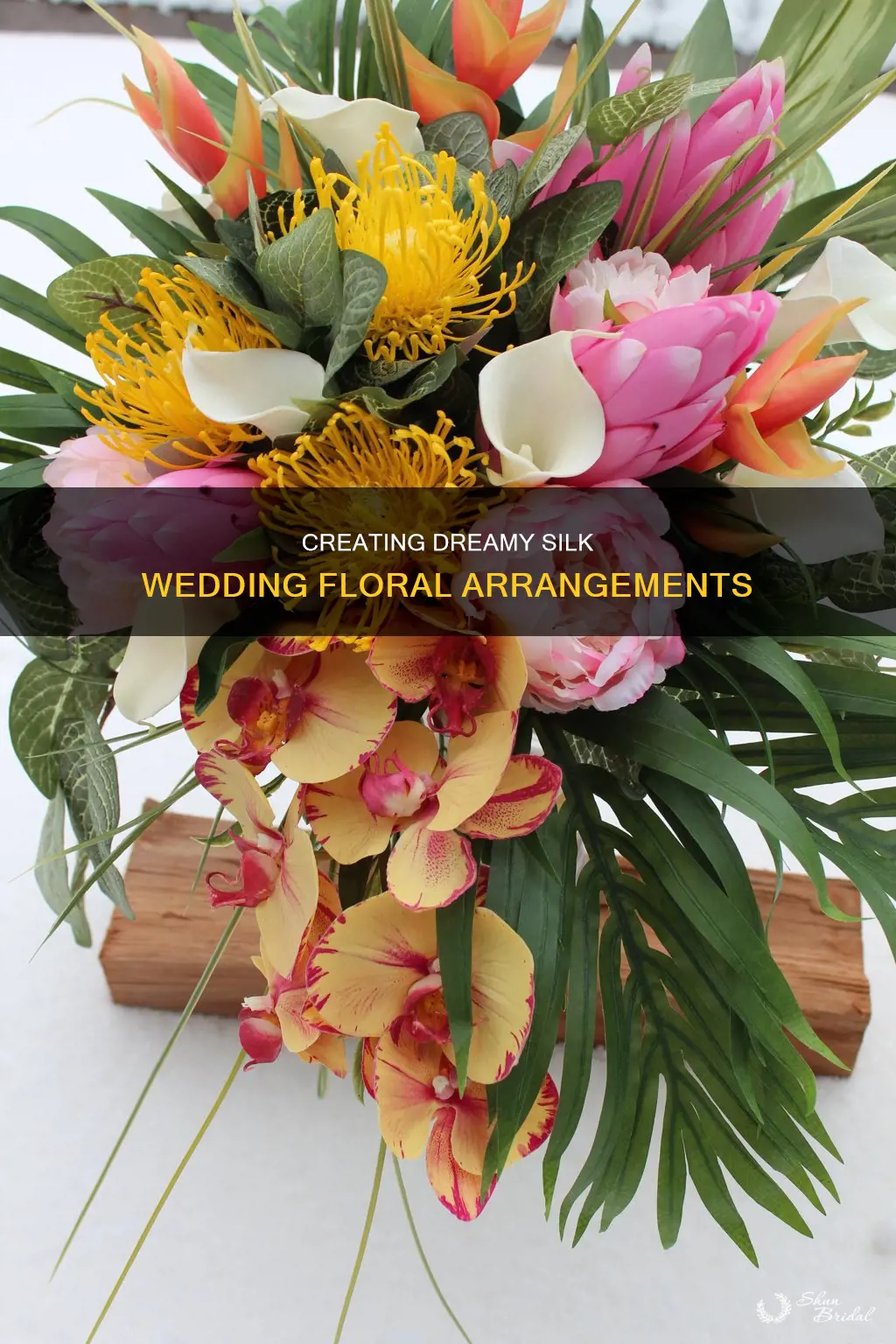 how to make silk floral arrangements for weddings