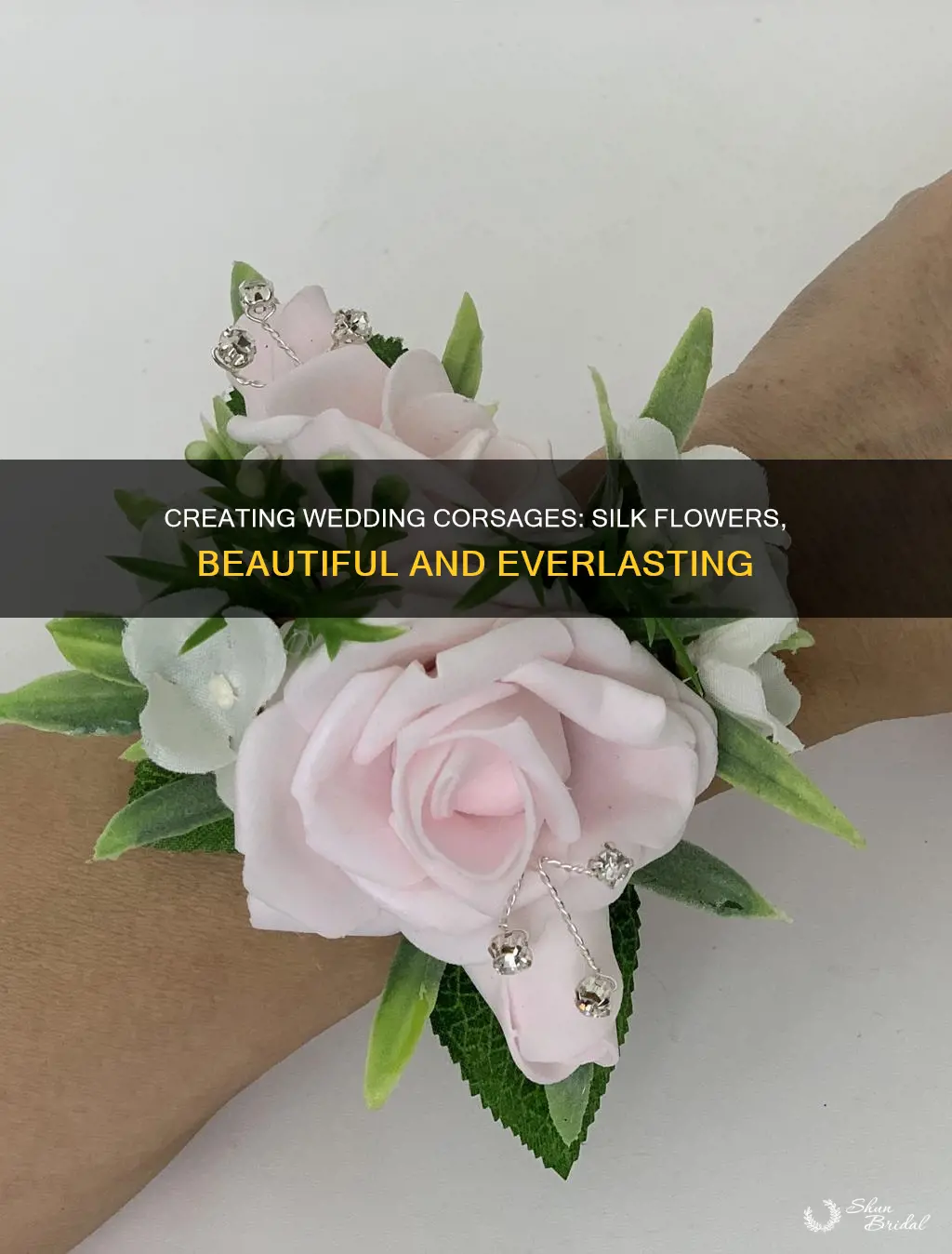 how to make silk flower corsages for weddings