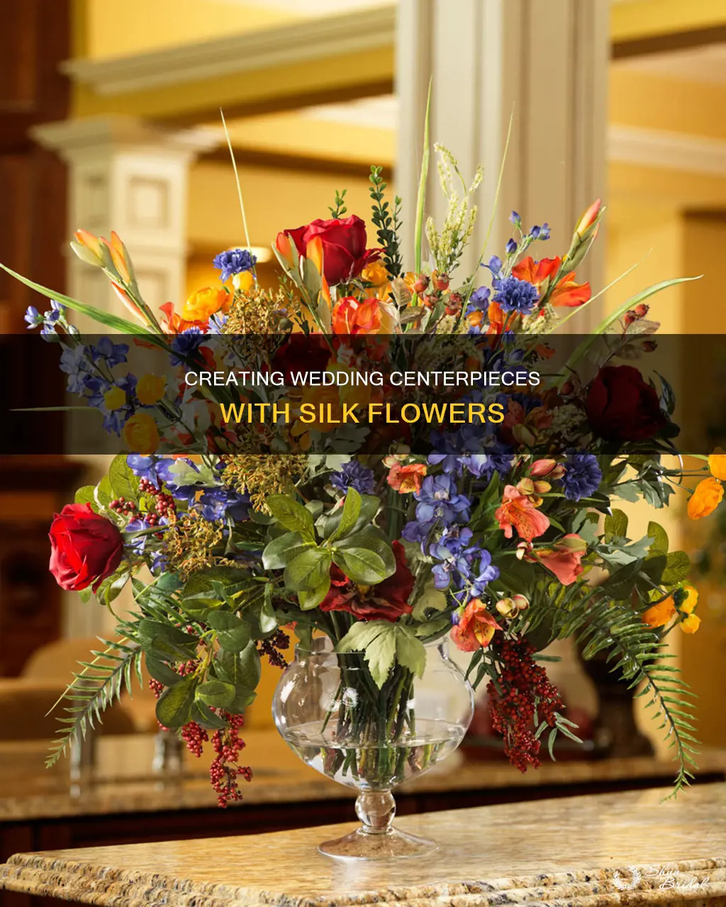 how to make silk flower wedding centerpieces