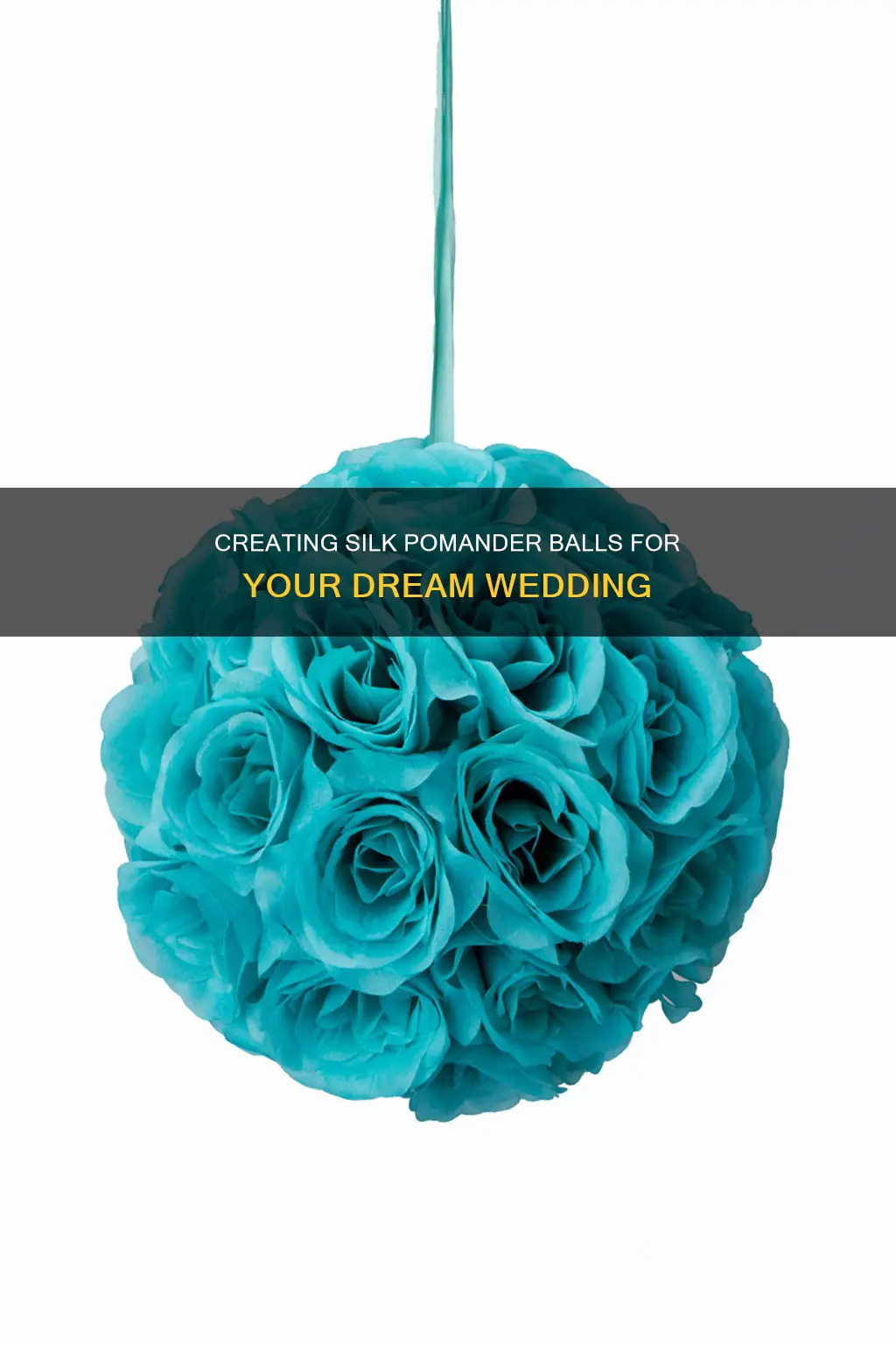 how to make silk pomander balls wedding