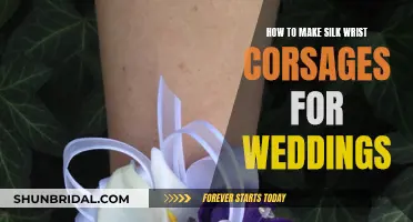 Creating Silk Wrist Corsages for Your Wedding Day