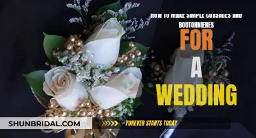 Creating Wedding Corsages and Boutonnieres: A Simple Guide